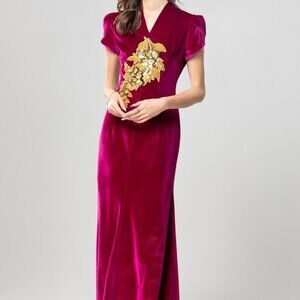 Jenny Packham velvet dress